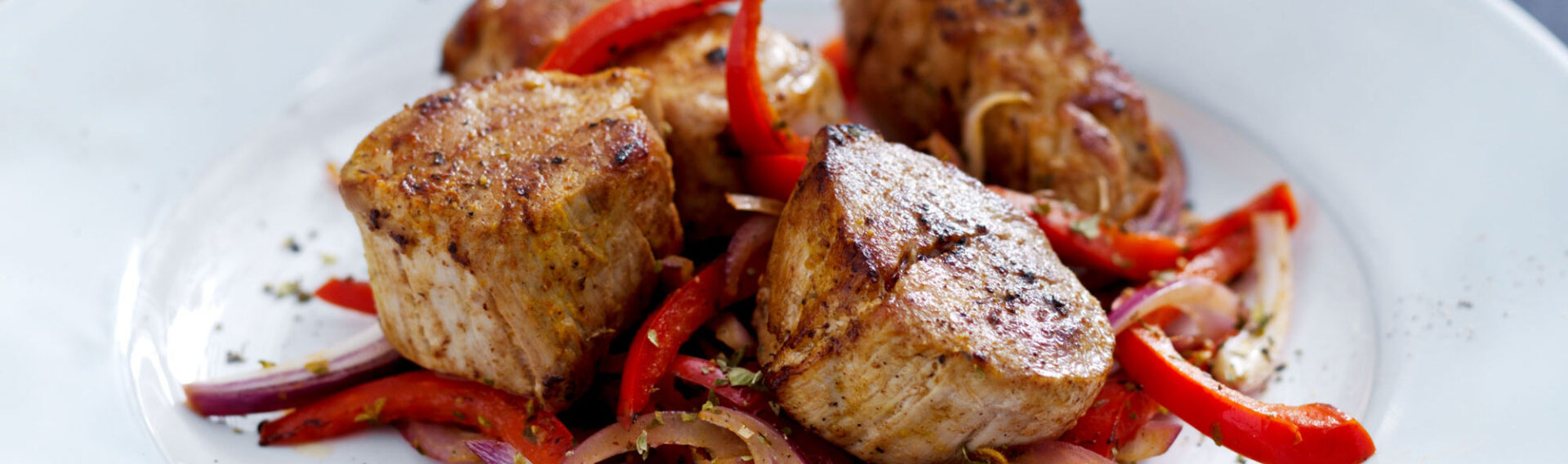 Pork Tenderloin with Bell Peppers