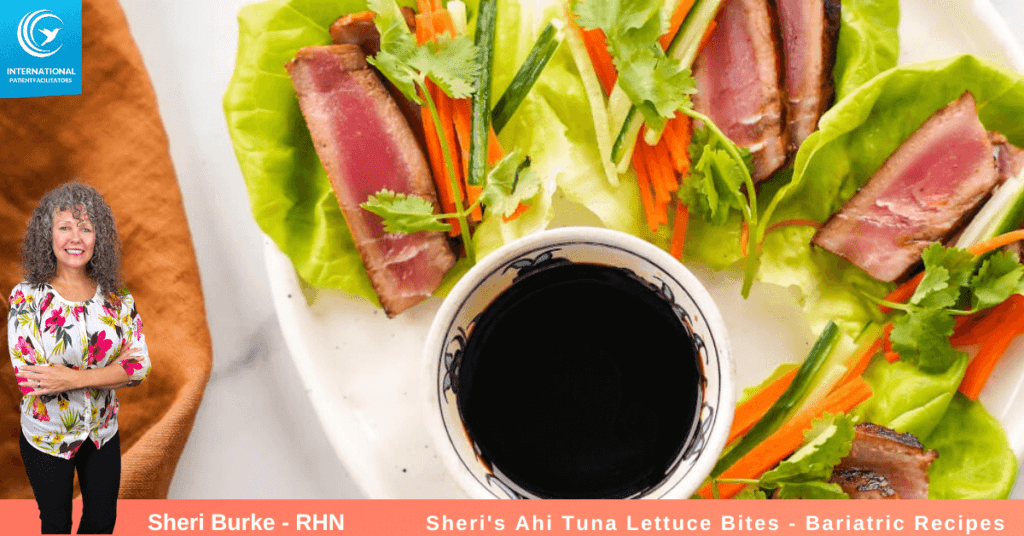 Sheri’s Ahi Tuna Lettuce Bites – Bariatric Recipes